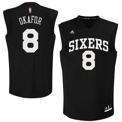 men's adidas jahlil okafor black philadelphia 76ers fashion replica jersey|Philadelphia 76ers adidas Gear, 76ers adidas Jerseys, Clothing.